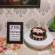Round Chocolate Truffle Photo Cake Delivery in Delhi