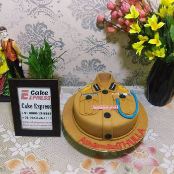 Police Uniform Theme Fondant Cake Police Uniform Theme Fondant Cake