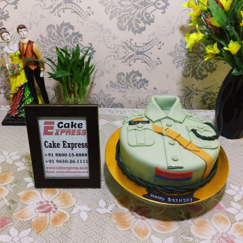 Indian Police Birthday Cake Indian Police Birthday Cake