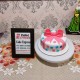 Pink Bow & Polka Dots Cake Delivery in Delhi NCR