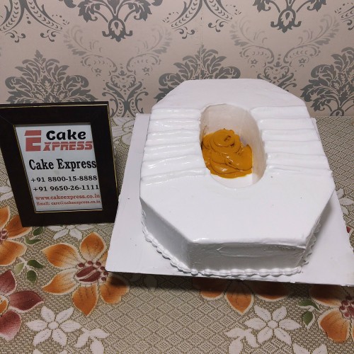 Toilet Sheet Shaped Cake Delivery in Delhi