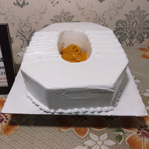 Toilet Sheet Shaped Cake Delivery in Delhi