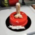 Dick Theme Fondant Cake