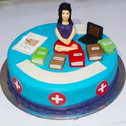 Medical Student Theme Cake Delivery in Delhi