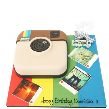 Instagram Photo Theme Fondant Cake