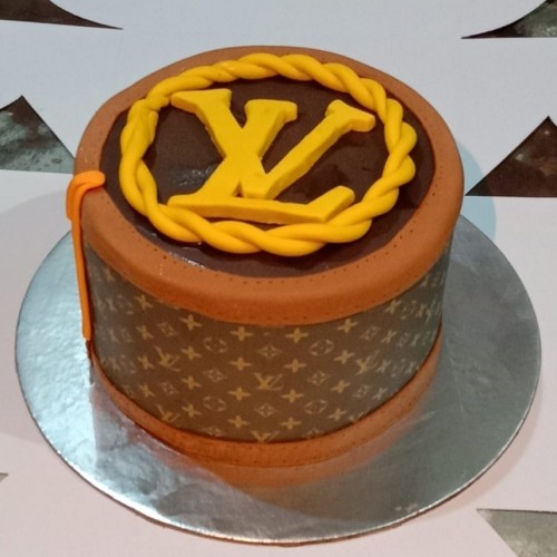 Louis Vuitton Theme Fondant Cake Delivery in Delhi