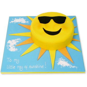Ray Of Sunshine Fondant Cake