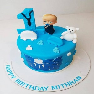 Boss Baby Kids Birthday Theme Cake Delivery in Delhi