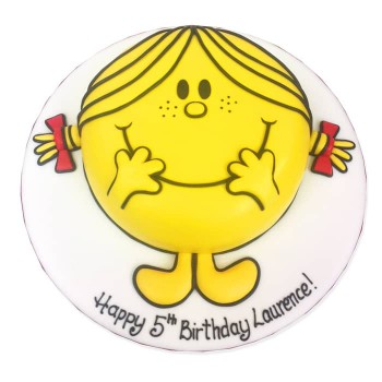 Little Miss Sunshine Fondant Cake