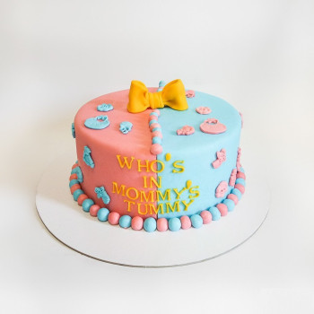 Baby Reveal Baby Shower Cake Baby Reveal Baby Shower Cake