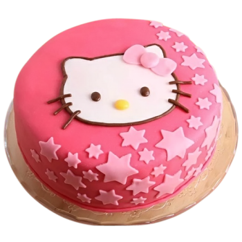 Cute Hello Kitty Birthday Cake