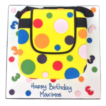 Mr Tumble's Bag Fondant Cake