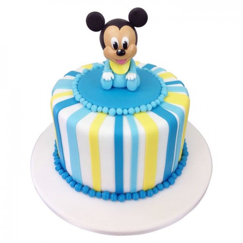 Baby Mickey Fondant Cake Delivery in Delhi