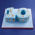 10 Number Blue Cream Cake