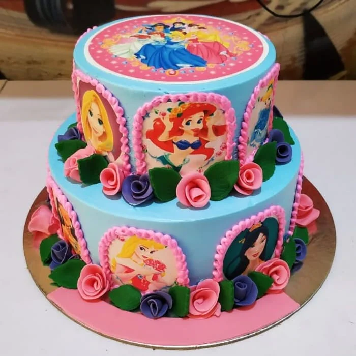 Ricakes - 3 tier Disney Princess Cake & Cupcakes by... | Facebook