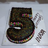 5 Number Chocolate Cake