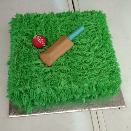 Cricket Theme Cream Cake Delivery in Delhi