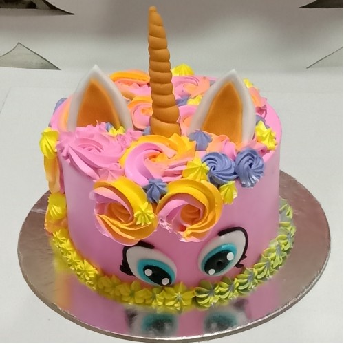 Pink Unicorn Birthday Cake Delivery in Delhi NCR
