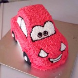 Red Designer Car Cake