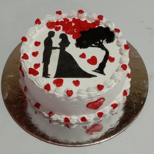 Romantic Anniversary Cake Delivery in Delhi NCR