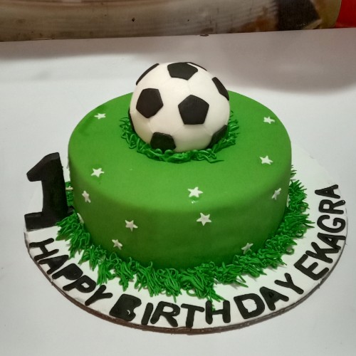 Soccer Theme Birthday Cake Delivery in Delhi NCR
