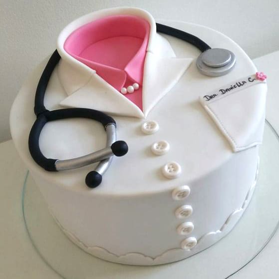 Fondant Doctor Cake Design | Square Doctor Cake Design | Mukesh Cake Master  - YouTube