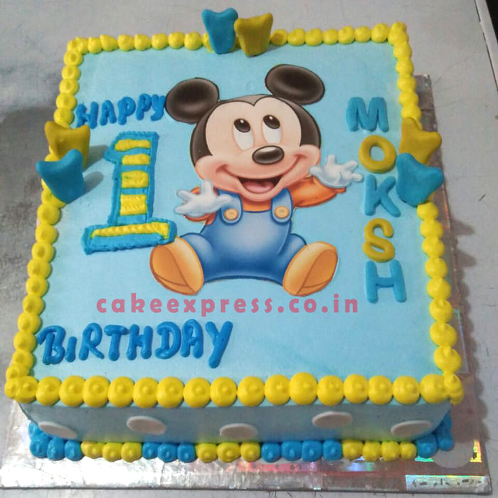Top more than 124 mickey cake design best