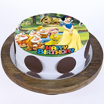 Snow White Pineapple Cake Delivery in Delhi NCR - ₹1, Cake Express