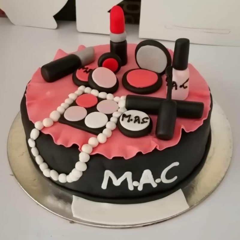 Pink Makeup Cake  Crave by Leena
