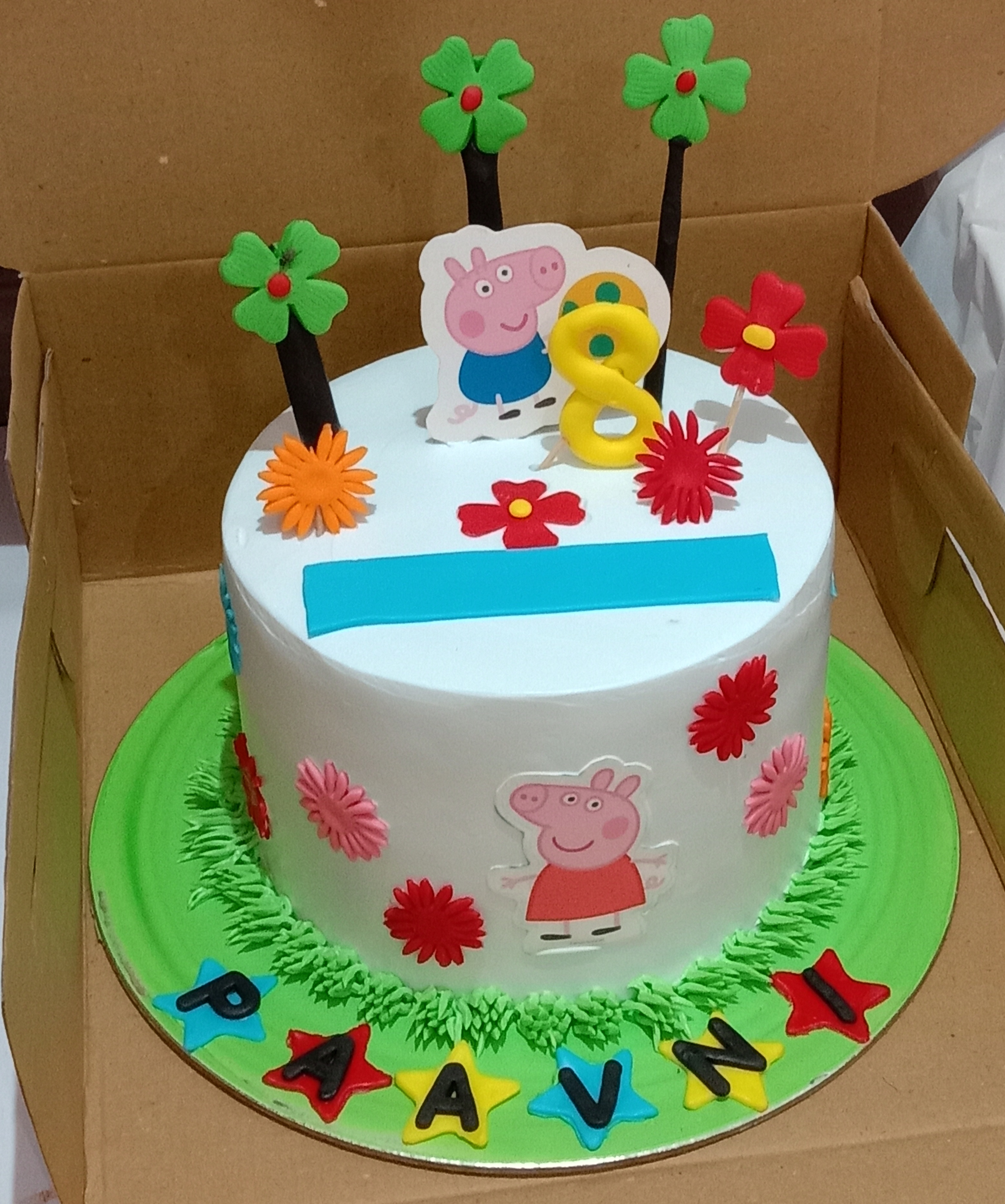 Peppa Pig Cream Cake Delivery in Delhi NCR - ₹2, Cake Express