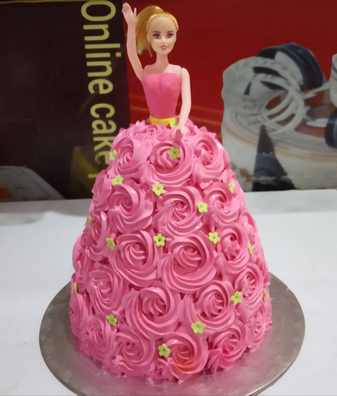Pink Barbie Cake Delivery in Delhi NCR - ₹1,499.00 Cake Express